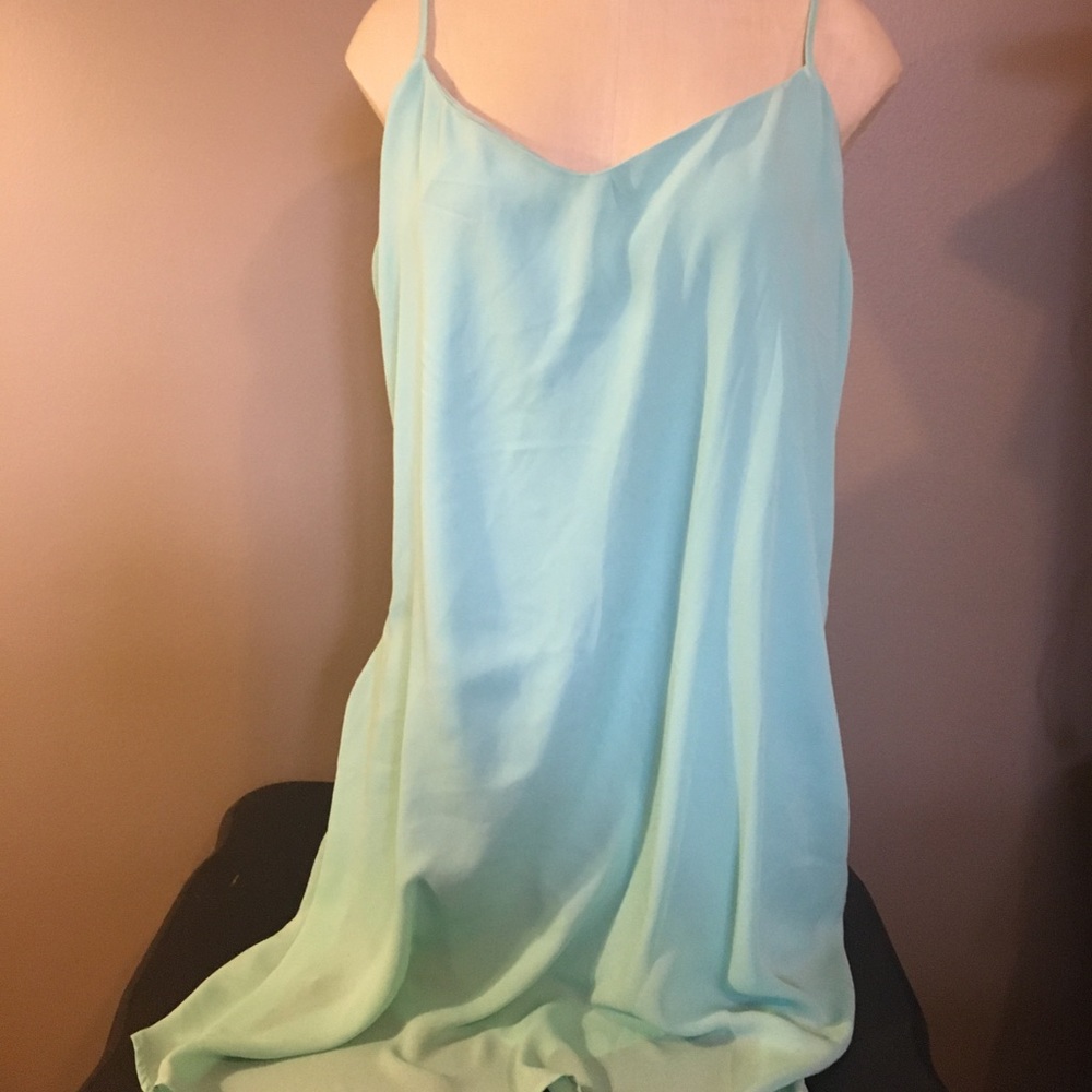 Mint sundress with beautiful back